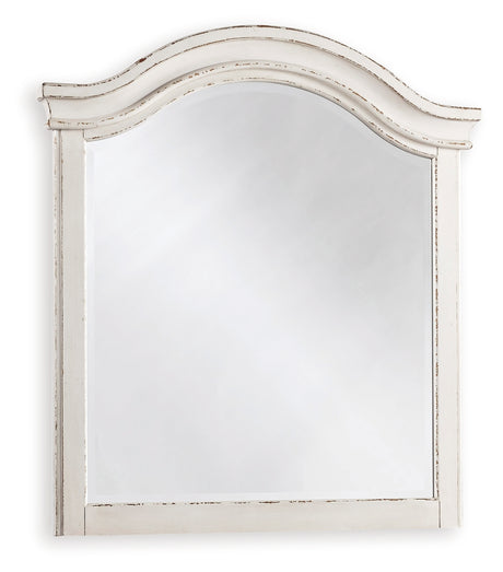 Realyn Chipped White Bedroom Mirror (Mirror Only) from Ashley - Luna Furniture
