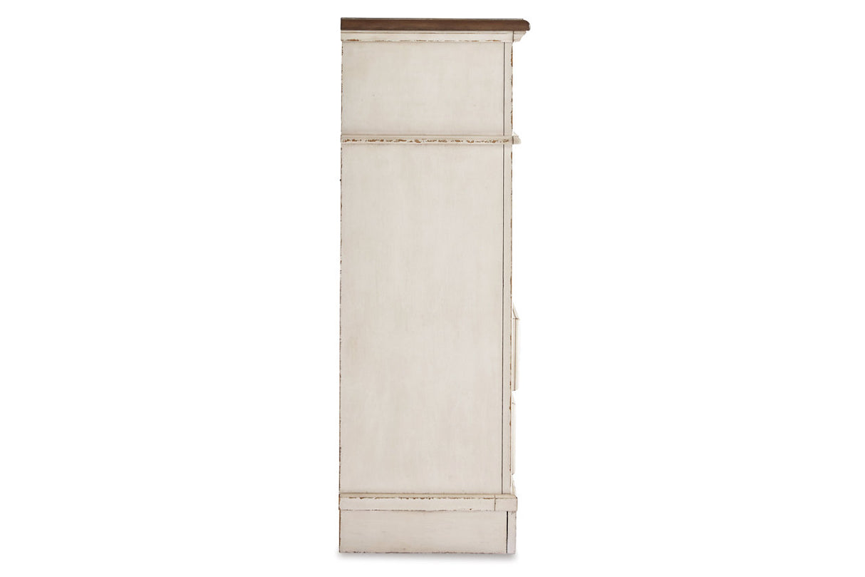 Realyn Chipped White Chest of Drawers from Ashley - Luna Furniture