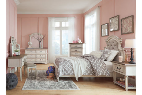 Realyn Chipped White Chest of Drawers from Ashley - Luna Furniture