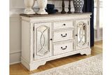 Realyn Chipped White Dining Server from Ashley - Luna Furniture