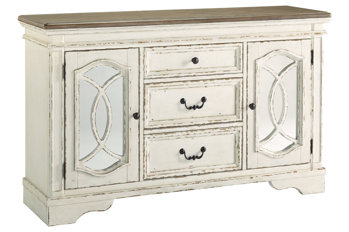 Realyn Chipped White Dining Server from Ashley - Luna Furniture