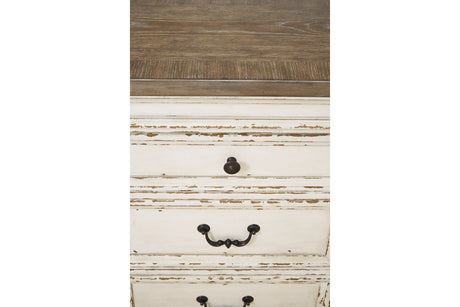 Realyn Chipped White Dining Server from Ashley - Luna Furniture