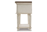 Realyn Chipped White Nightstand from Ashley - Luna Furniture