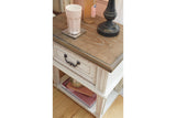 Realyn Chipped White Nightstand from Ashley - Luna Furniture