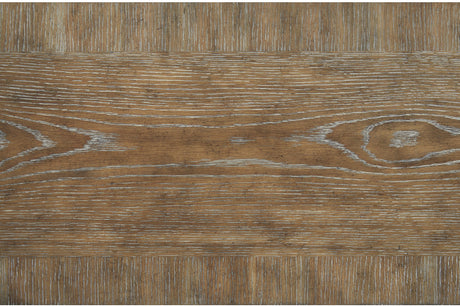 Realyn Chipped White Rectangular Dining Extension Table from Ashley - Luna Furniture