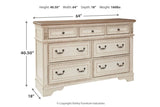 Realyn Two-tone Dresser from Ashley - Luna Furniture