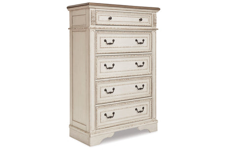 Realyn Two-tone Chest of Drawers from Ashley - Luna Furniture