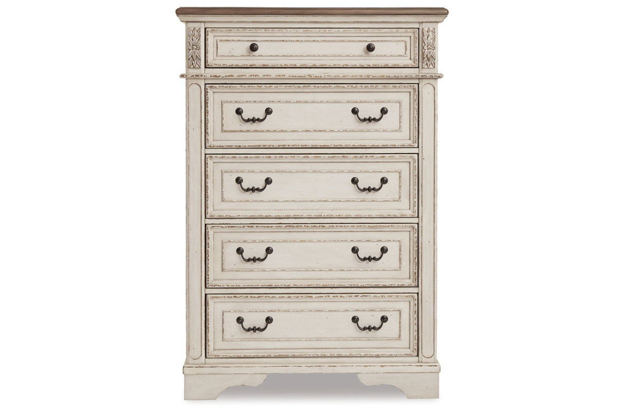 Realyn Two-tone Chest of Drawers from Ashley - Luna Furniture