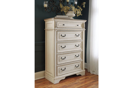 Realyn Two-tone Chest of Drawers from Ashley - Luna Furniture