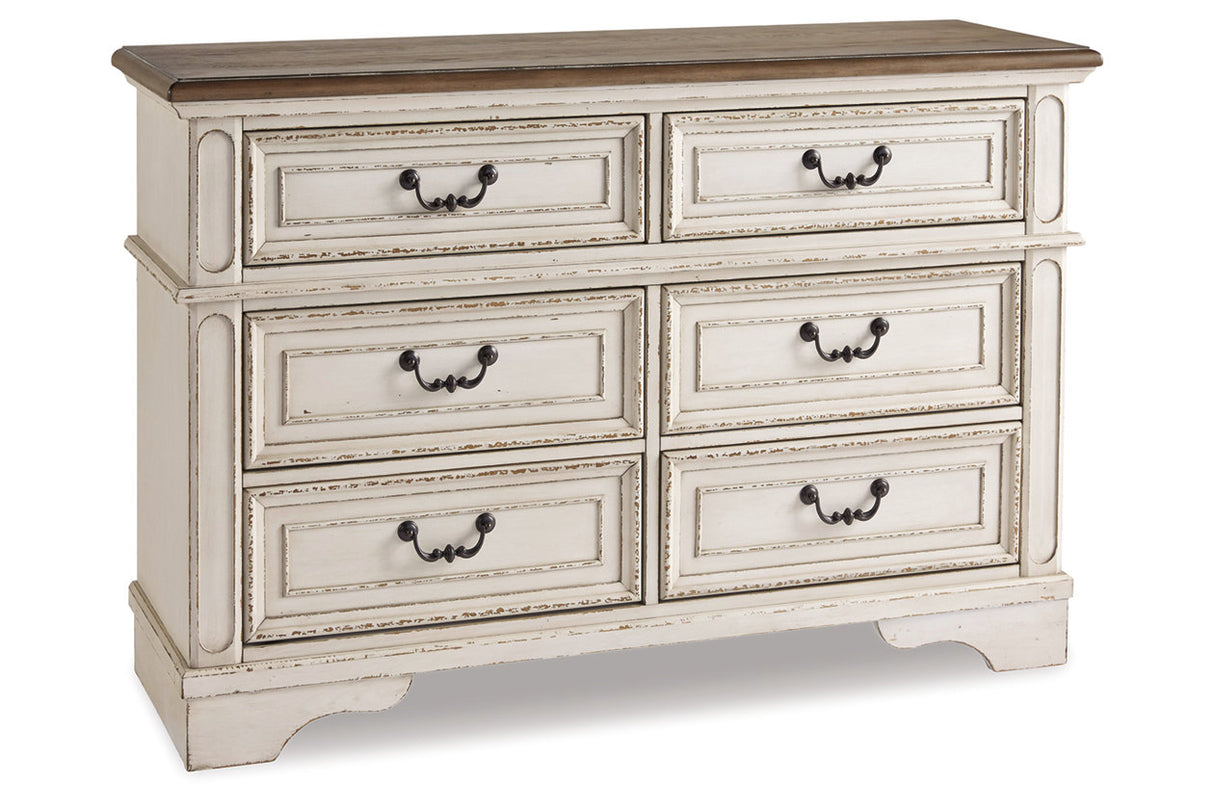 two tone dresser Ashley Realyn Two-tone Dresser – Luna Furniture