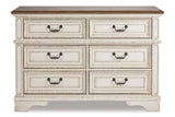 Realyn Two-tone Dresser from Ashley - Luna Furniture