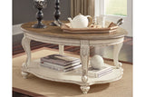 Realyn White/Brown Coffee Table from Ashley - Luna Furniture