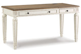 Realyn White/Brown Home Office Lift Top Desk from Ashley - Luna Furniture