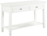Rectangular Buttermilk 2-Drawer Sofa Table from Coaster - Luna Furniture