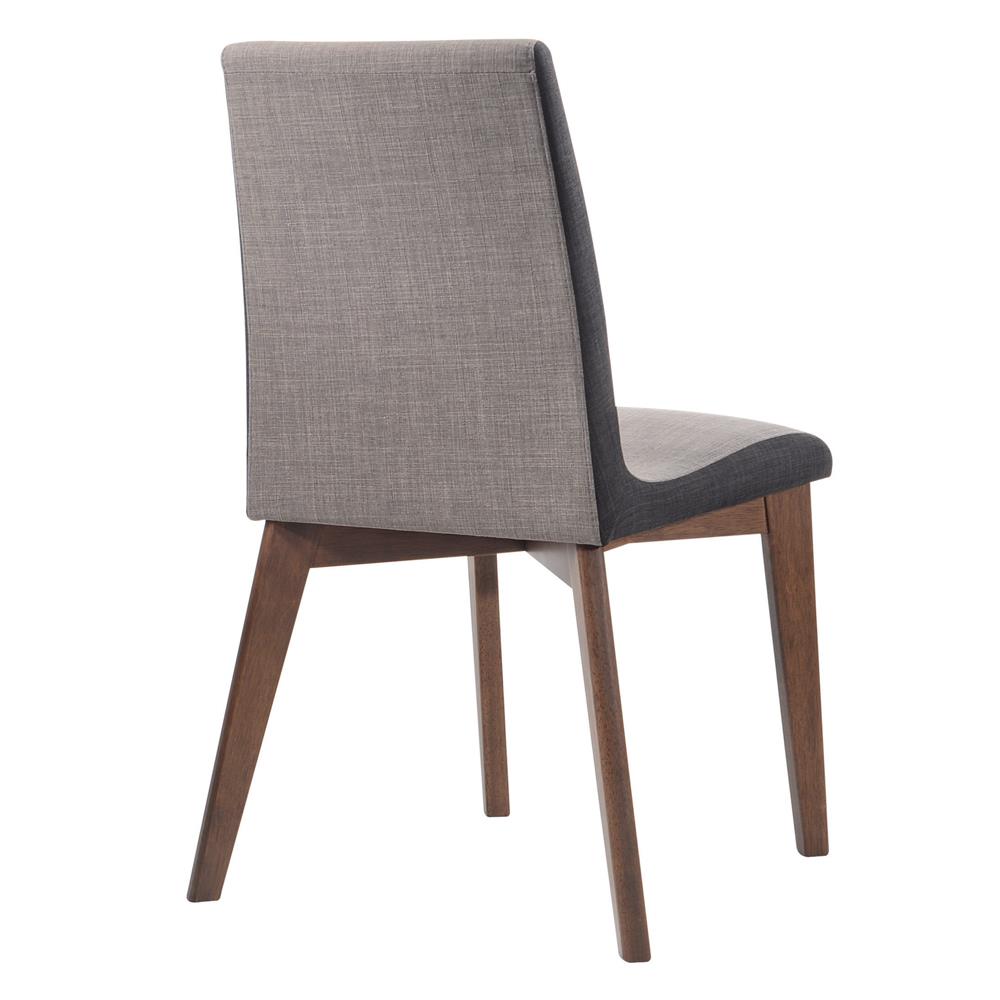 Redbridge Gray and Natural Walnut Upholstered Side Chairs, Set of 2 from Coaster - Luna Furniture