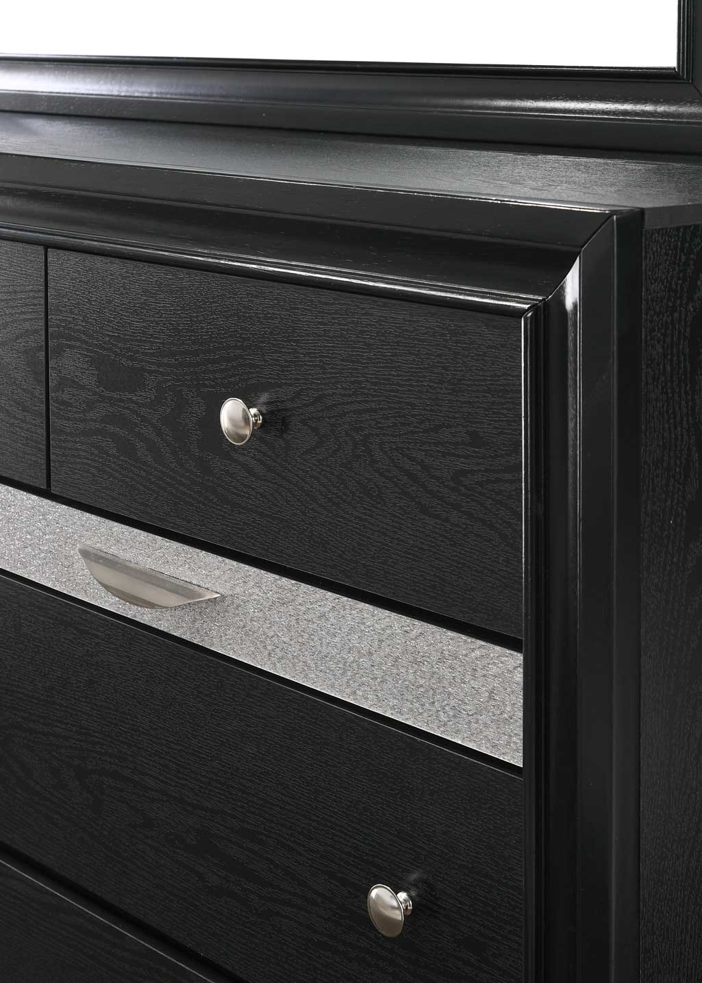 Crown Mark Regata Black Dresser | Ornate Home Crown Mark Regata Black Dresser | Ornate Home