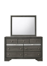 Regata Gray/Silver Bedroom Mirror (Mirror Only) from Crown Mark - Luna Furniture