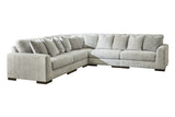 Regent Park Pewter 5-Piece Sectional from Ashley - Luna Furniture