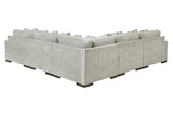 Regent Park Pewter 5-Piece Sectional from Ashley - Luna Furniture