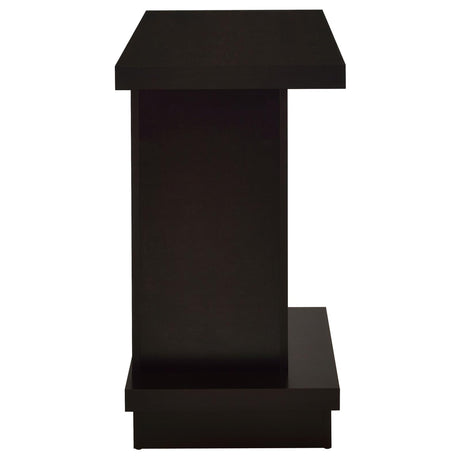 Reston Cappuccino Pedestal Sofa Table from Coaster - Luna Furniture