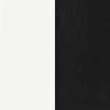 Retro Glossy White and Black 5-Piece Oval Dining Set from Coaster - Luna Furniture