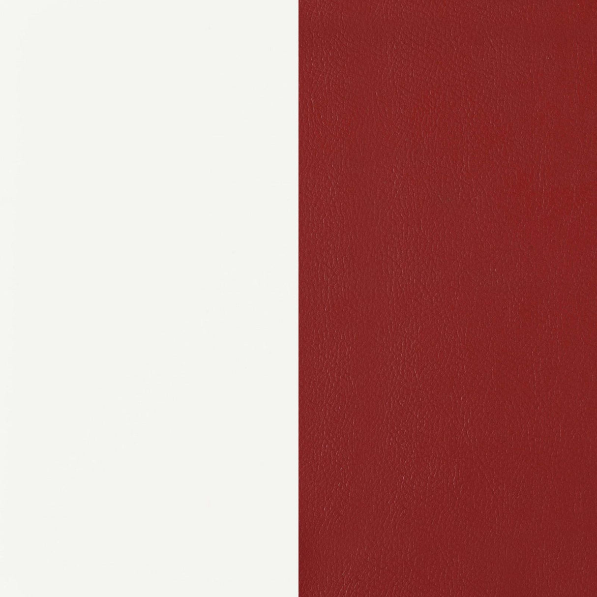 Retro Glossy White and Red 5-Piece Round Dining Set from Coaster - Luna Furniture