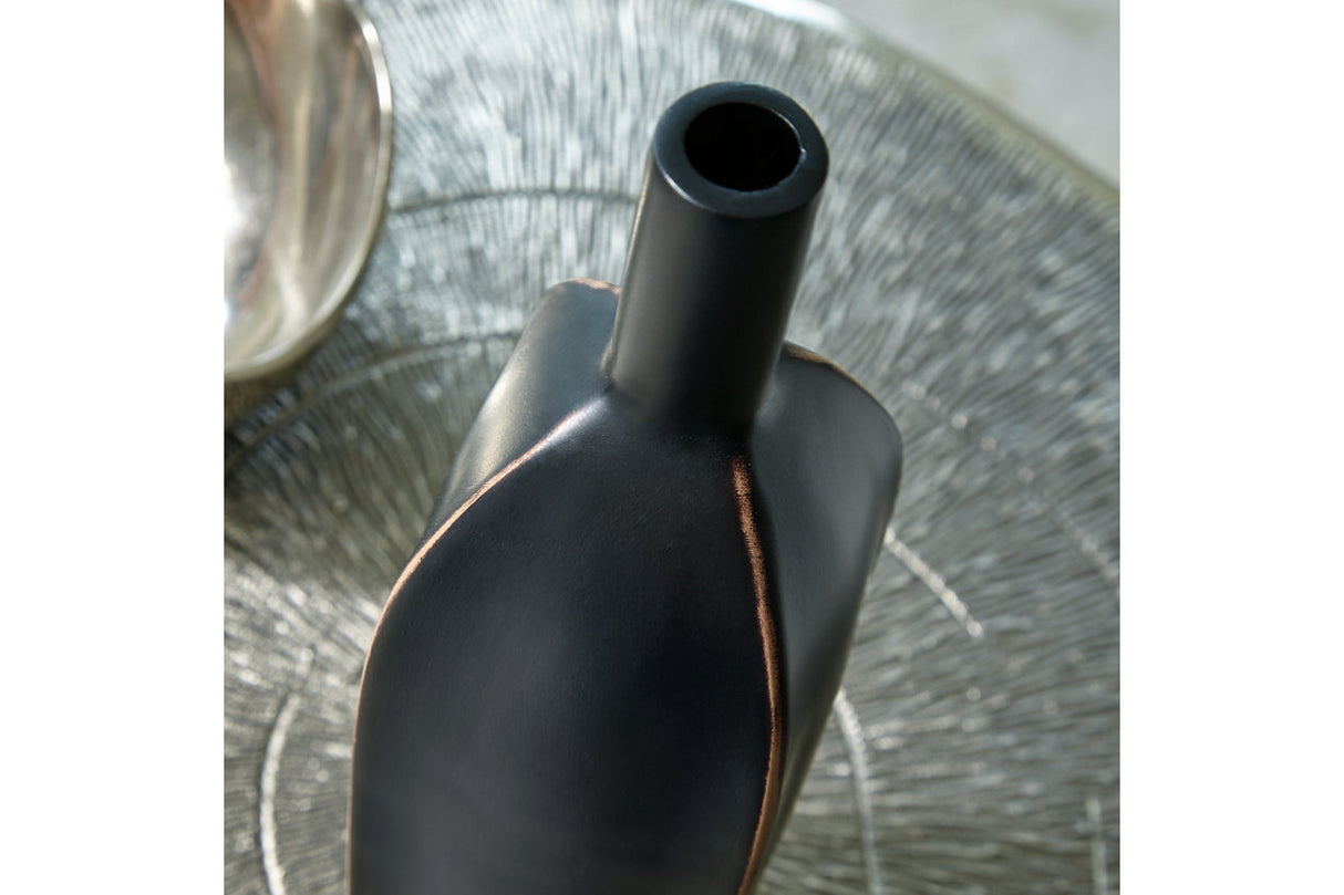 Rhaveney Black Vase from Ashley - Luna Furniture