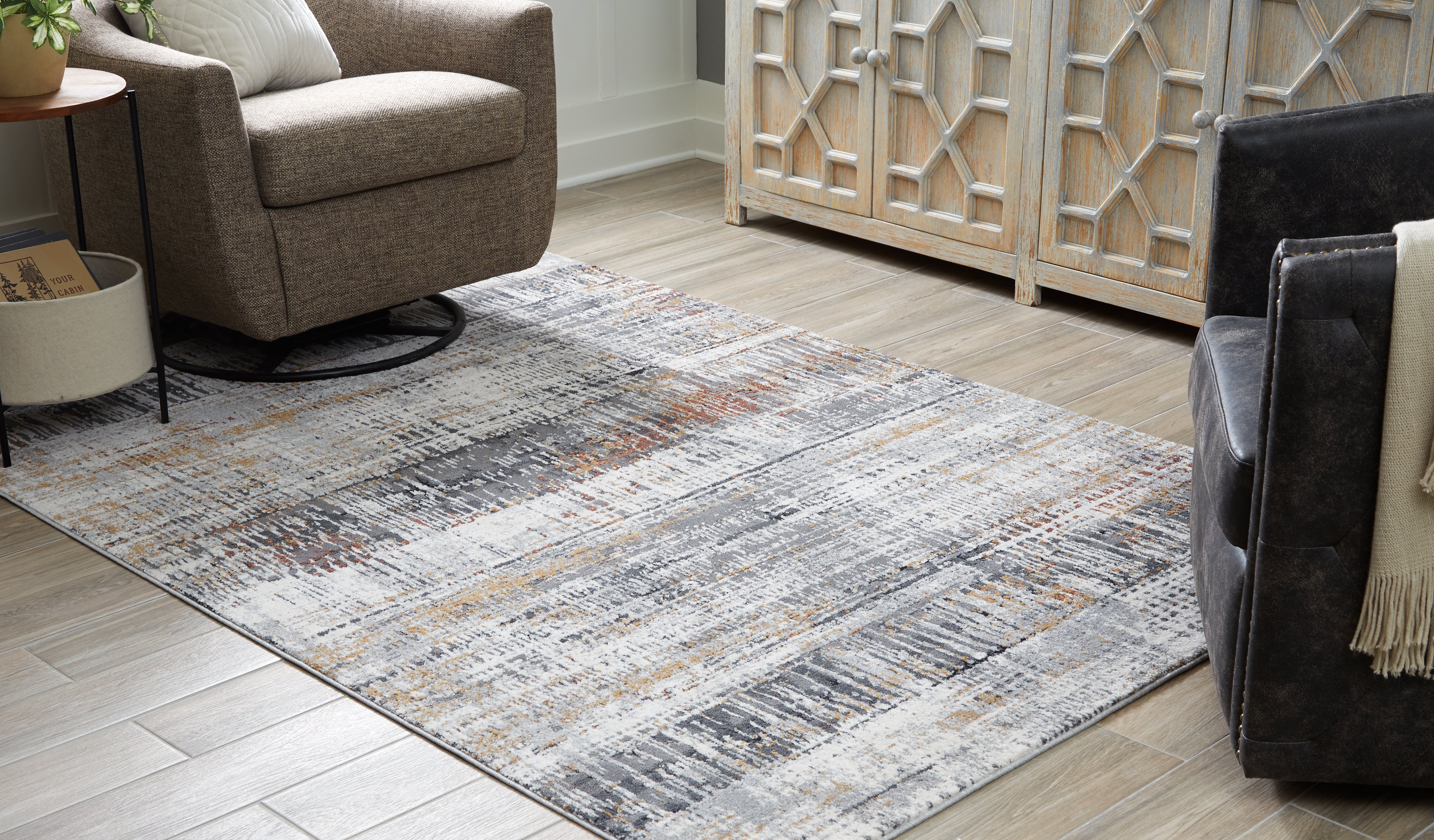 Rhettner Multi Medium Rug - Luna Furniture