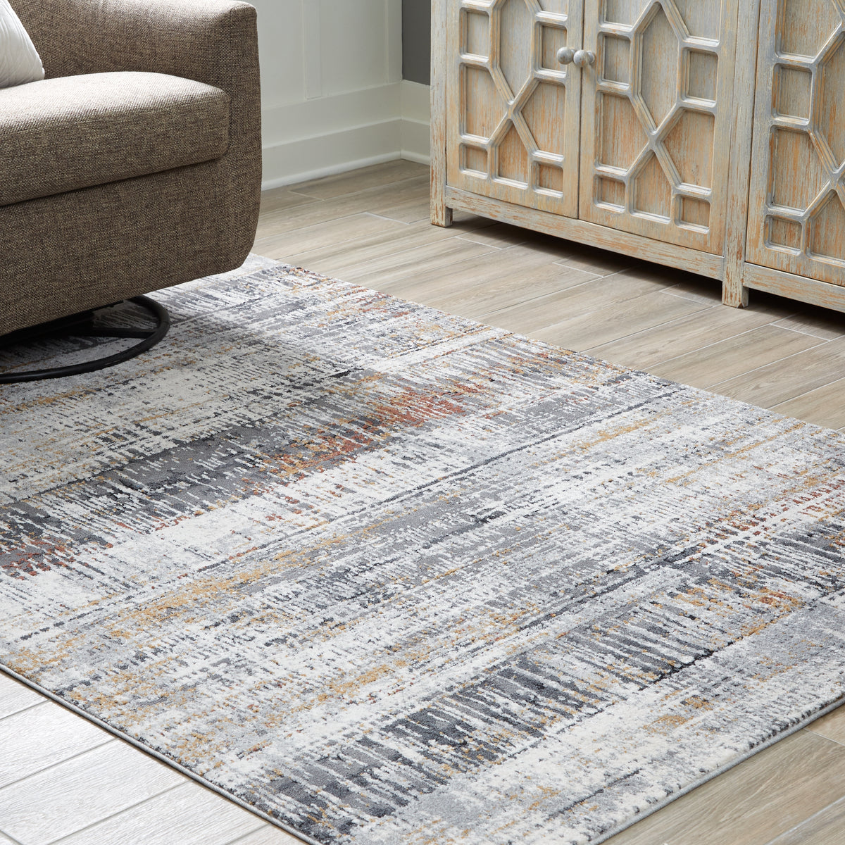 Ashley Rhettner Multi Medium Rug - Luna Furniture