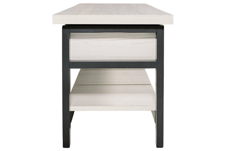Rhyson White Storage Bench from Ashley - Luna Furniture