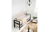 Rhyson White Storage Bench from Ashley - Luna Furniture