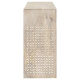 Rickman White Washed Rectangular 2-Drawer Console Table from Coaster - Luna Furniture