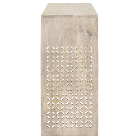 Rickman White Washed Rectangular 2-Drawer Console Table from Coaster - Luna Furniture