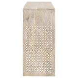 Rickman White Washed Rectangular 2-Drawer Console Table from Coaster - Luna Furniture