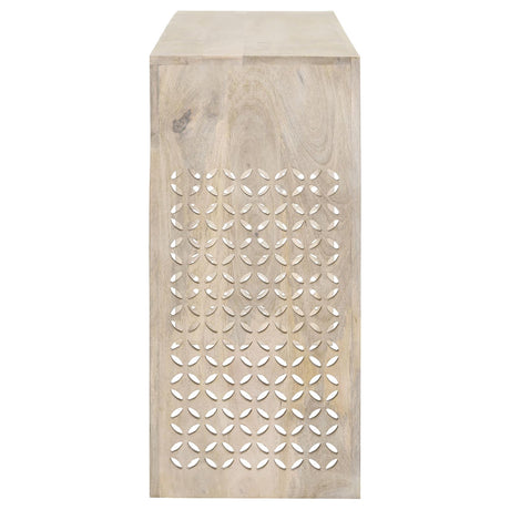 Rickman White Washed Rectangular 2-Drawer Console Table from Coaster - Luna Furniture