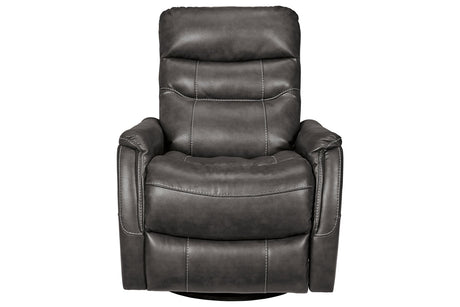 Riptyme Quarry Swivel Glider Recliner from Ashley - Luna Furniture