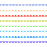 Risley White High Gloss 2-Door Circular LED Home Bar with Wine Storage from Coaster - Luna Furniture