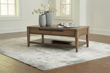 Roanhowe Brown Coffee Table from Ashley - Luna Furniture