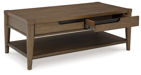 Roanhowe Brown Coffee Table from Ashley - Luna Furniture