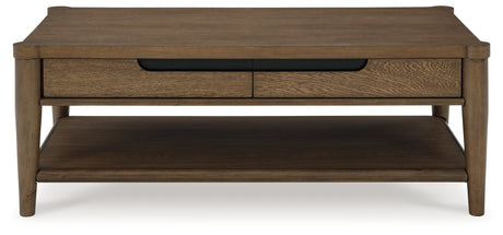 Roanhowe Brown Coffee Table from Ashley - Luna Furniture