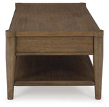 Roanhowe Brown Coffee Table from Ashley - Luna Furniture