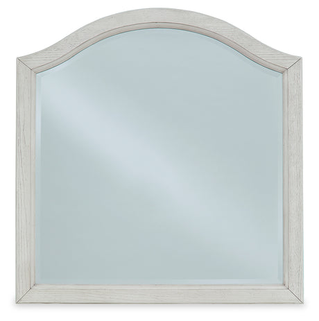 Robbinsdale Antique White Bedroom Mirror (Mirror Only) from Ashley - Luna Furniture