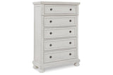 Robbinsdale Antique White Storage Platform Bedroom Set from Ashley - Luna Furniture
