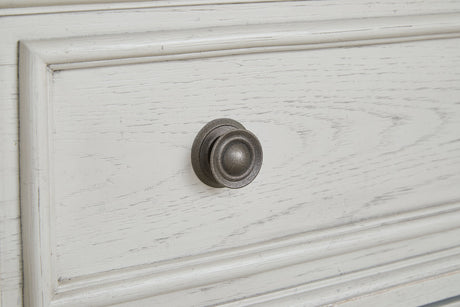 Robbinsdale Antique White Chest of Drawers from Ashley - Luna Furniture