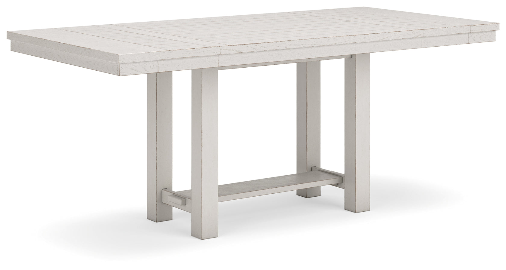 Robbinsdale Antique White Counter Height Dining Extension Table from Ashley - Luna Furniture