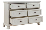 Robbinsdale Antique White Dresser from Ashley - Luna Furniture