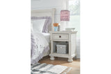Robbinsdale Antique White Nightstand from Ashley - Luna Furniture