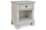Robbinsdale Antique White Nightstand from Ashley - Luna Furniture