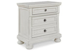 Robbinsdale Antique White Sleigh Storage Platform Bedroom Set from Ashley - Luna Furniture