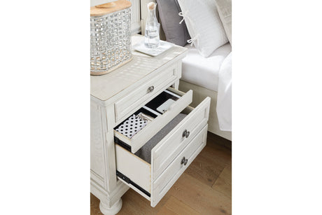 Robbinsdale Antique White Nightstand from Ashley - Luna Furniture